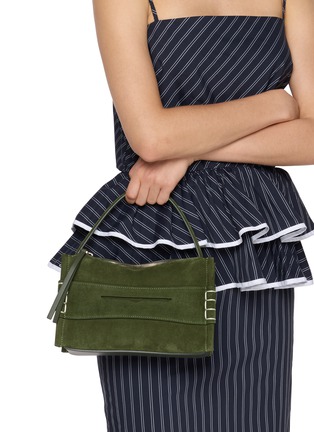 Figure View - Click To Enlarge - JW ANDERSON - Small Loafer Suede Bag