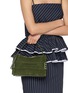 Figure View - Click To Enlarge - JW ANDERSON - Small Loafer Suede Bag