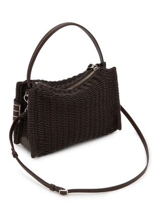 Detail View - Click To Enlarge - JW ANDERSON - Loafer Woven Leather Bag
