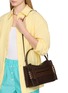 Figure View - Click To Enlarge - JW ANDERSON - Loafer Woven Leather Bag