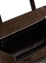 Detail View - Click To Enlarge - JW ANDERSON - Elongated Loafer Suede Cabas Bag