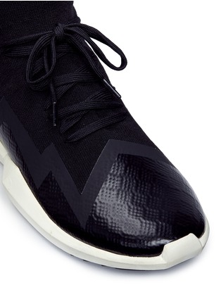 Detail View - Click To Enlarge - ASH - 'Quantum' geometric sole neoprene sneakers