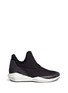 Main View - Click To Enlarge - ASH - 'Quid' geometric sole quilted neoprene sneakers