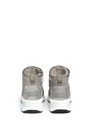 Back View - Click To Enlarge - ASH - 'Miko' shearling ankle boots