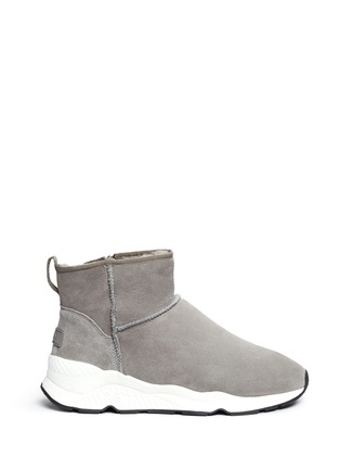 Main View - Click To Enlarge - ASH - 'Miko' shearling ankle boots