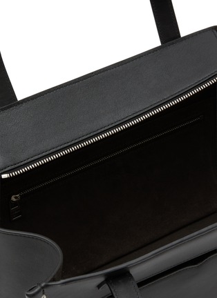Detail View - Click To Enlarge - JW ANDERSON - Elongated Loafer Leather Cabas Bag