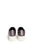 Back View - Click To Enlarge - ASH - 'Cult' snake effect metallic leather platform sneakers