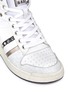 Detail View - Click To Enlarge - ASH - 'Prince' stud high top leather wedge sneakers