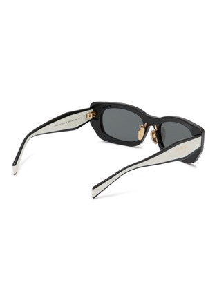 Figure View - Click To Enlarge - PRADA - Acetate Rectangular Sunglasses