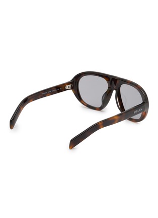 Figure View - Click To Enlarge - PRADA - Acetate Aviator Sunglasses