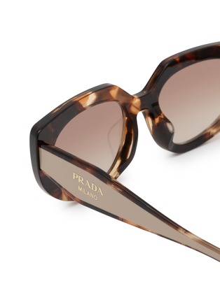 Detail View - Click To Enlarge - PRADA - Acetate Cat-Eye Sunglasses