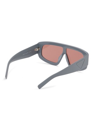 Figure View - Click To Enlarge - PRADA - Acetate Irregular Sunglasses