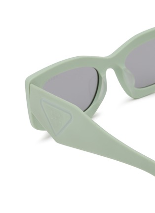 Detail View - Click To Enlarge - PRADA - Acetate Rectangular Sunglasses