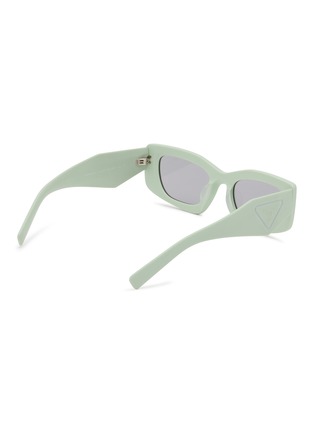 Figure View - Click To Enlarge - PRADA - Acetate Rectangular Sunglasses