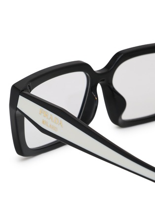 Detail View - Click To Enlarge - PRADA - Acetate Square Optical Glasses