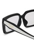 Detail View - Click To Enlarge - PRADA - Acetate Square Optical Glasses