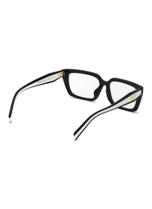 Figure View - Click To Enlarge - PRADA - Acetate Square Optical Glasses