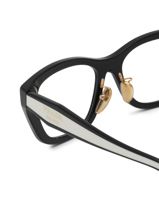 Detail View - Click To Enlarge - PRADA - Acetate Square Optical Glasses