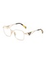 PRADA Metal Square Optical Glasses