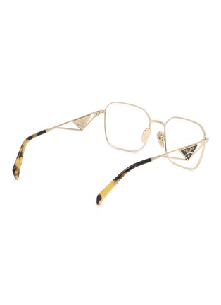 Figure View - Click To Enlarge - PRADA - Metal Square Optical Glasses