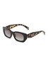 PRADA Acetate Rectangular Sunglasses