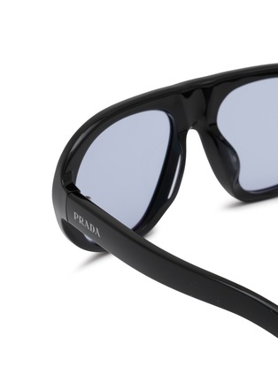 Detail View - Click To Enlarge - PRADA - Acetate Aviator Sunglasses