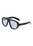 PRADA Acetate Aviator Sunglasses