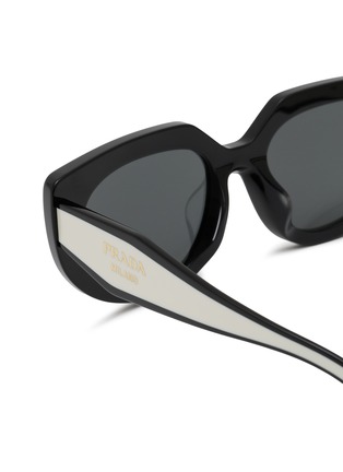 Detail View - Click To Enlarge - PRADA - Acetate Cat-Eye Sunglasses
