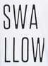 Detail View - Click To Enlarge - MC Q - 'Swallow' slogan print T-shirt
