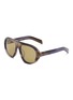 PRADA Acetate Aviator Sunglasses
