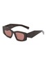 PRADA Acetate Rectangular Sunglasses