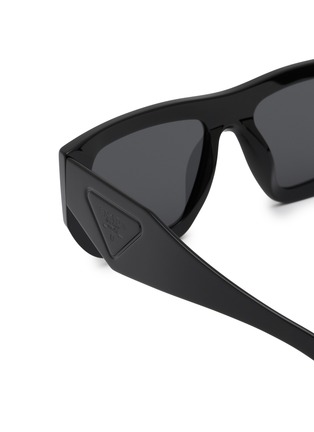 Detail View - Click To Enlarge - PRADA - Acetate Square Sunglasses