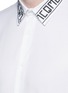 Detail View - Click To Enlarge - MC Q - Logo collar cotton shirt