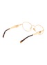 Figure View - Click To Enlarge - PRADA - Metal Oval Optical Glasses