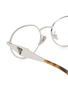 Detail View - Click To Enlarge - PRADA - Metal Oval Optical Glasses