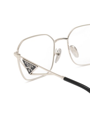 Detail View - Click To Enlarge - PRADA - Metal Square Optical Glasses