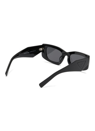 Figure View - Click To Enlarge - PRADA - Acetate Rectangular Sunglasses