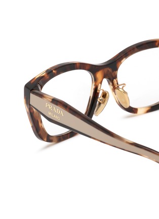 Detail View - Click To Enlarge - PRADA - Acetate Square Optical Glasses