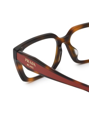 Detail View - Click To Enlarge - PRADA - Acetate Rectangular Optical Glasses