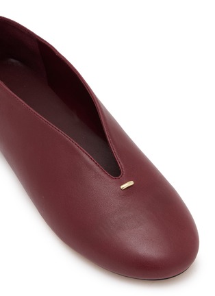 Detail View - Click To Enlarge - EQUIL - Siena Leather Ballerina Flats