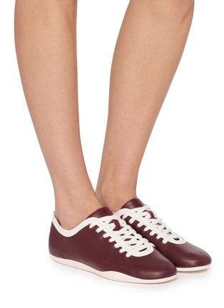Figure View - Click To Enlarge - EQUIL - Palma Leather Women's  Sneakers