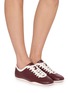 Figure View - Click To Enlarge - EQUIL - Palma Leather Women's  Sneakers