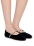 Figure View - Click To Enlarge - EQUIL - Arras Velvet Ballerinas