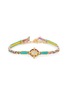 MARIE LAURE CHAMOREL Sterling Silver Cord Crystal Bracelet