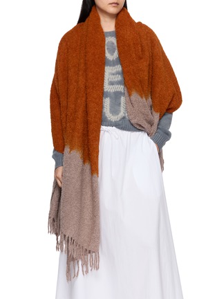 Figure View - Click To Enlarge - SUZUSAN - Hand Woven Bouclé Throw