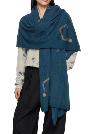 Figure View - Click To Enlarge - SUZUSAN - Cashmere Knit Shawl