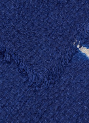 Detail View - Click To Enlarge - SUZUSAN - Waffle Woven Linen Throw
