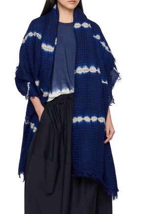 Figure View - Click To Enlarge - SUZUSAN - Waffle Woven Linen Throw