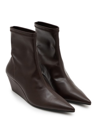 Detail View - Click To Enlarge - SENSO - Ulani 55 Leather Wedge Heel Boots