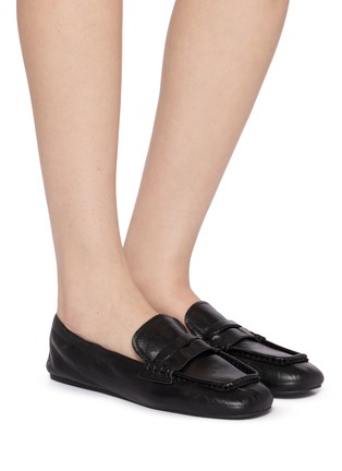 Figure View - Click To Enlarge - SENSO - Astro Leather Moccasins
